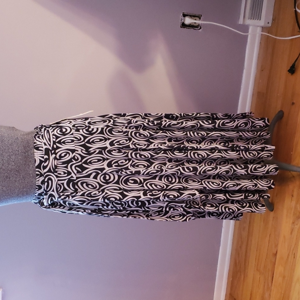 Lapis swing skirt